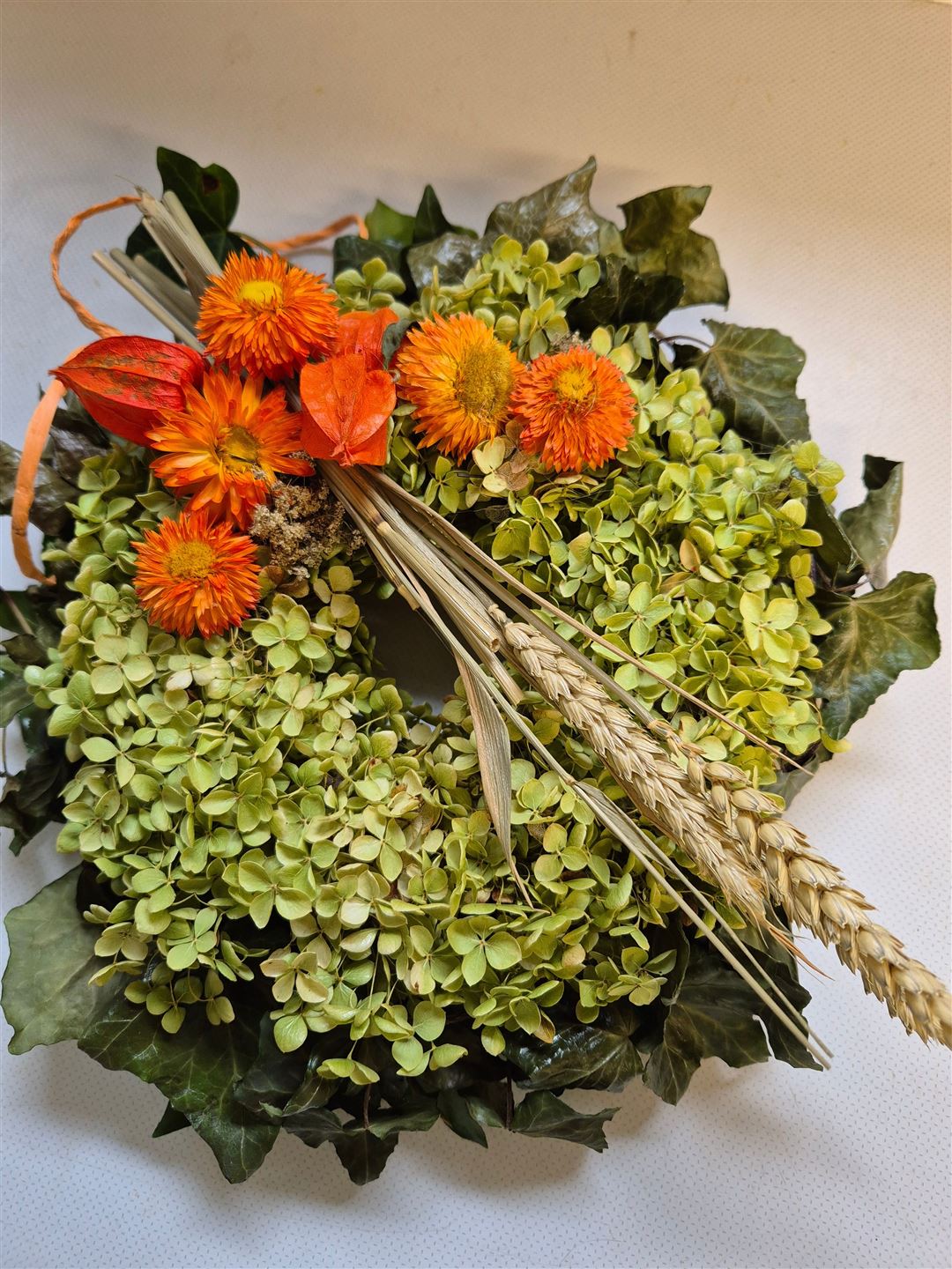 Kranz aus Trockenblumen