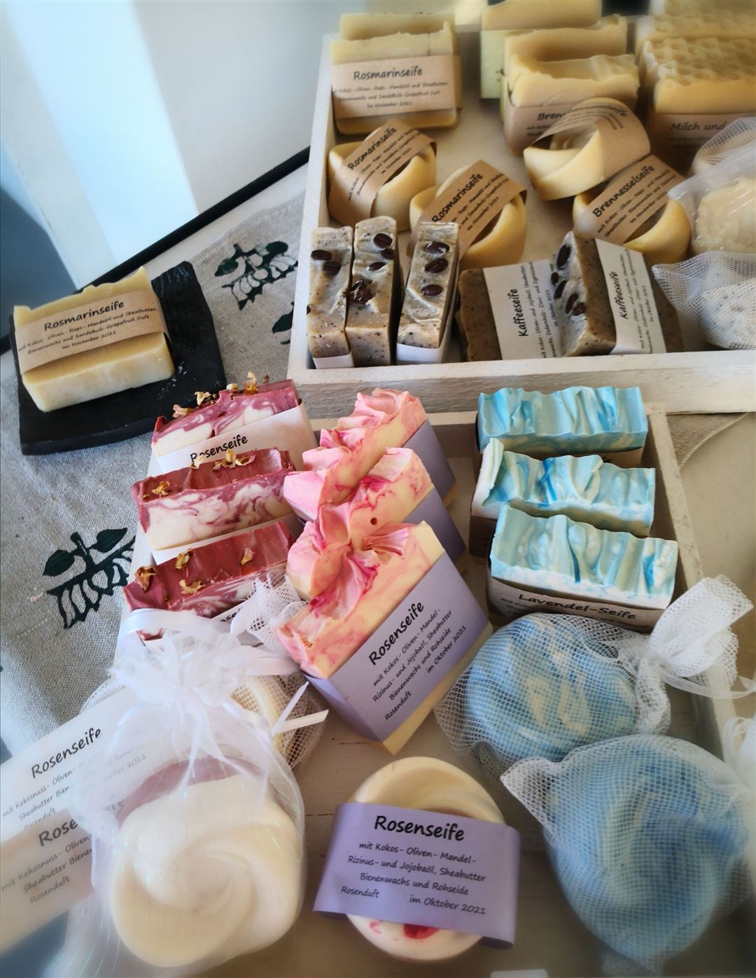 Bilder verschiedener Seifen